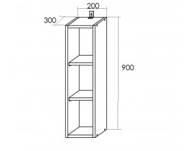 Корпус верхний высокий ВП 200
