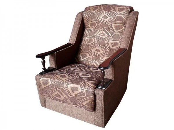 Анна кресло с деревянными подлокотниками (шинил квадро 2)