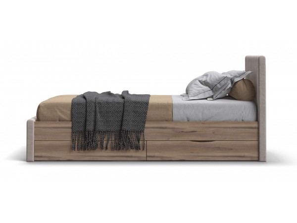 Кровать ЛОФТ Мини Орех Парона, MONOLIT Латте