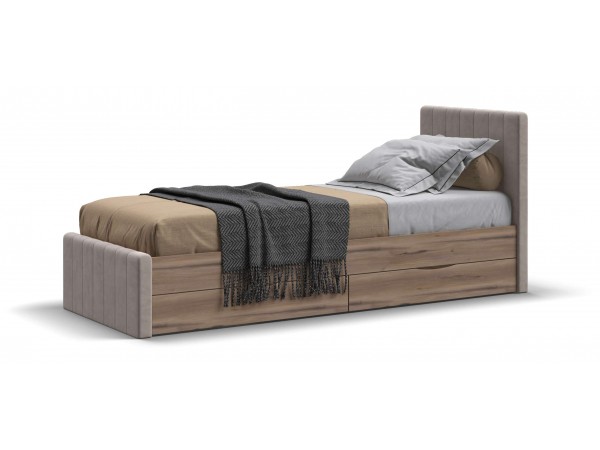 Кровать ЛОФТ Мини Орех Парона, MONOLIT Латте