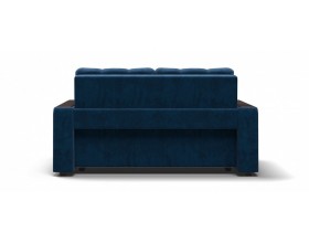 Босс двухместный диван Велюр Монолит синий