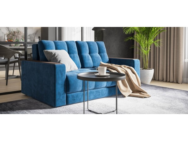 Диван BOSS Compact велюр Monolit синий