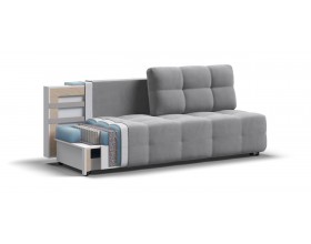 Денди Мини диван Велюр Монолит сталь