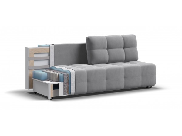 DANDY Mini SE диван велюр Monolit сталь DANDY Mini SE диван велюр Monolit сталь