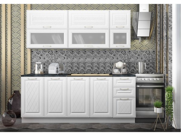 Кухня Вариант фасада Вита Белый Кухня Вариант фасада Вита Белый