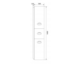 Пенал Arrondi 30П 2д. 1в.я. Vanilla