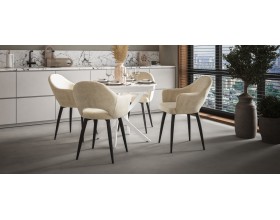 Стул ОРИЕНТ Velutto пепел, черный