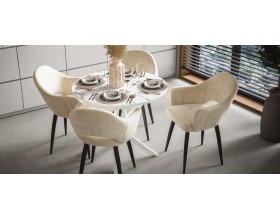 Стул ОРИЕНТ Velutto пепел, черный