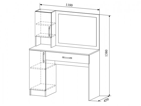 Стол макияжный Софи СМС 1100.1