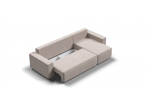 Угловой диван NORD 2.0 Велюр Monolit латте