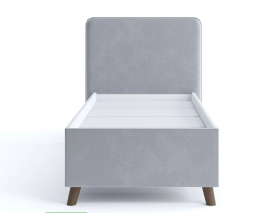 Ванесса кровать 0,8 светло-серый