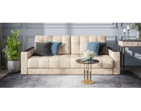 Босс диван Велюр Алькантара пепел