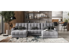 Босс Макс угловой диван Велюр Роял агат