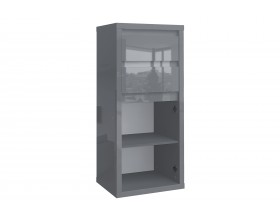 Комод Норден с 2-мя ящиками и дверью СТЛ.413.04 Серый глянец