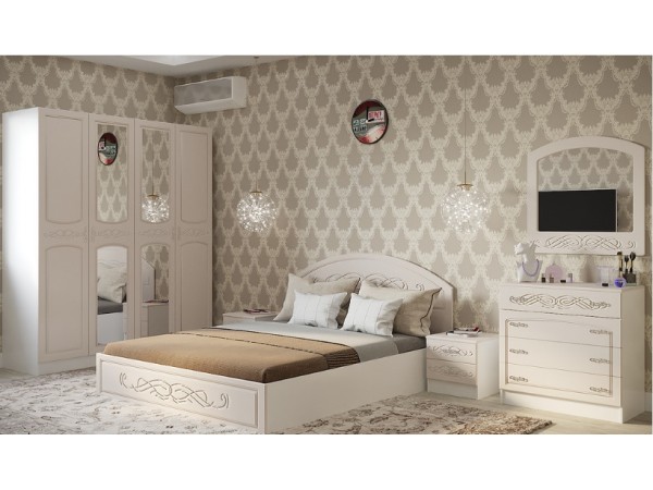 Спальный Гарнитур Венеция № 7 Жемчуг