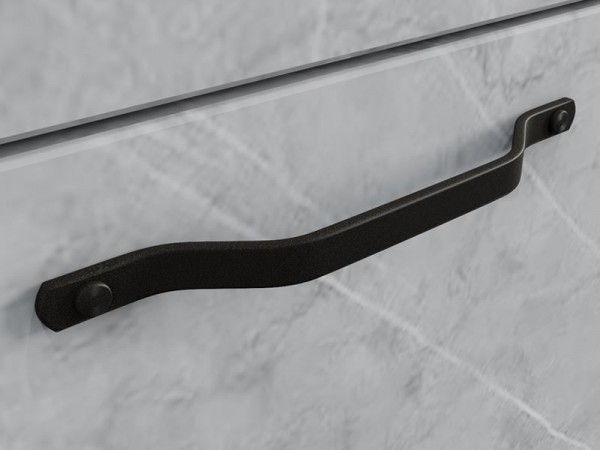 Ручка-скоба LS 043 чёрный матовый