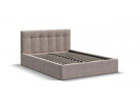Белла Кровать без ПМ 140*200 Велюр Монолит латте