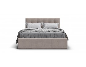 Белла Кровать без ПМ 140*200 Велюр Монолит латте