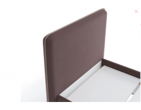 Ванесса кровать 0,8 коричневый