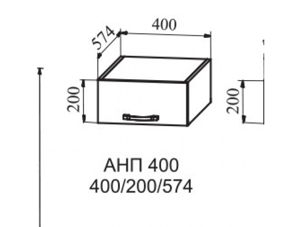 Корпус Антресоль АНП 400