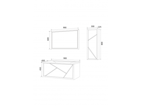 Пенал Seattle 30П 1д Onyx L