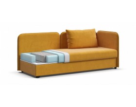 Ирис тахта Велюр Монолит желтый