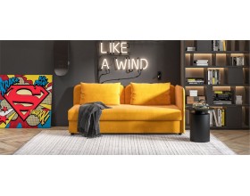 Ирис тахта Велюр Монолит желтый