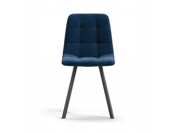 Стул НОРД велюр Velutto Синий, Черный