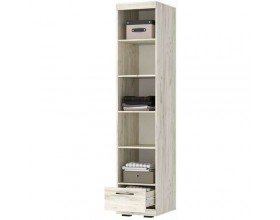 СОНАТА Шкаф ШС-450 Крафт белый-Антрацит