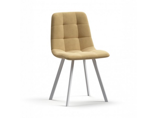 Стул НОРД велюр Velutto Бежевый, Белый Стул НОРД велюр Velutto Бежевый, Белый