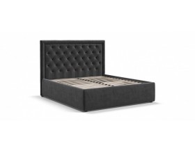 Кровать Босс Классик Про+ПМ велюр MONOLIT Серый  160*200