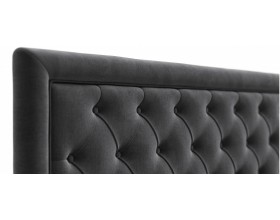 Кровать Босс Классик Про+ПМ велюр MONOLIT Серый  160*200