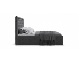 Кровать Босс Классик Про+ПМ велюр MONOLIT Серый  160*200