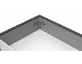 Кровать Босс Классик Про+ПМ велюр MONOLIT Серый  160*200