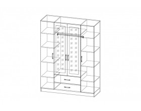 Шкаф 4-створчатый Софи СШК 1600.1