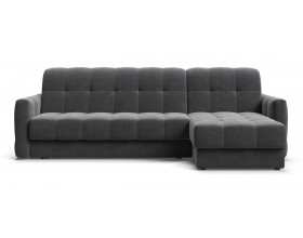 Босс Слип 160 диван Велюр Монолит серый