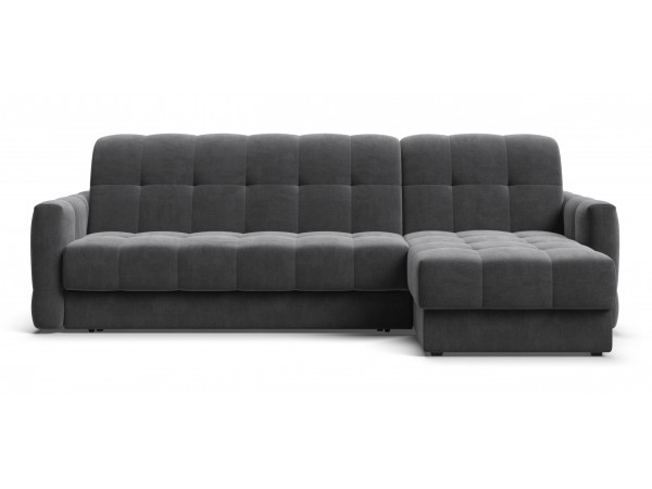 Угловой диван BOSS Sleep 160 велюр Monolit серый Угловой диван BOSS Sleep 160 велюр Monolit серый