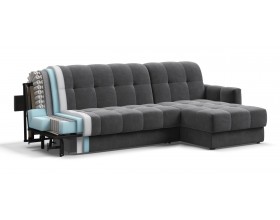 Босс Слип 160 диван Велюр Монолит серый