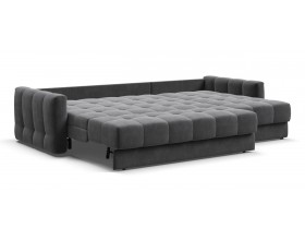 Босс Слип 160 диван Велюр Монолит серый
