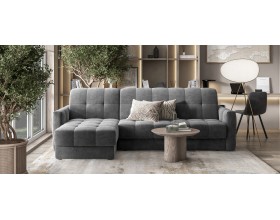 Босс Слип 160 диван Велюр Монолит серый