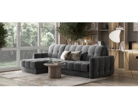 Босс Слип 160 диван Велюр Монолит серый