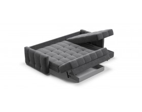 Босс Слип 160 диван Велюр Монолит серый