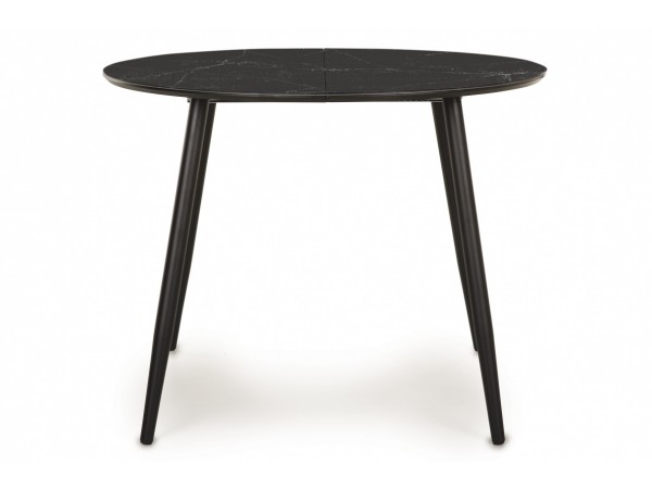 Стол Стенли черый мрамор 
