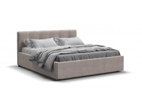 Кровать Белла велюр Monolit латте + ПМ 160*200