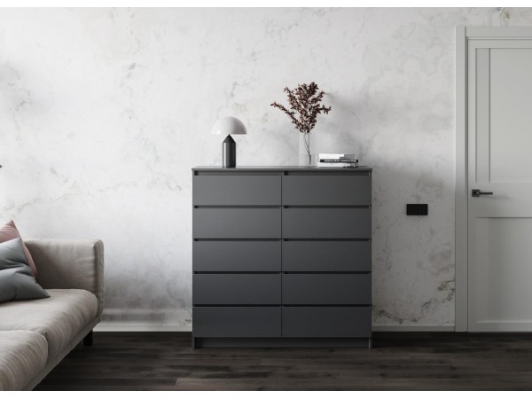 УЦЕНКА! МС Мори комод МК 1200.10 Графит