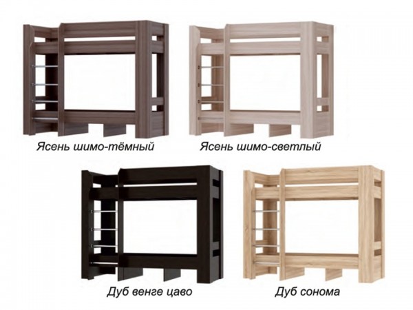 СОФИЯ Кровать КР800 двухъярусная К2