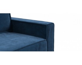 Норд двухместный диван Велюр Монолит синий