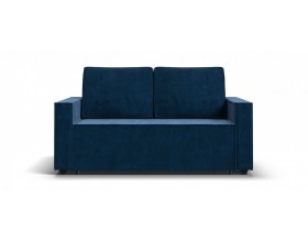 Норд двухместный диван Велюр Монолит синий