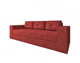 Диван Константин красный вельвет