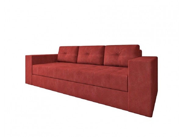 Диван Константин красный вельвет
